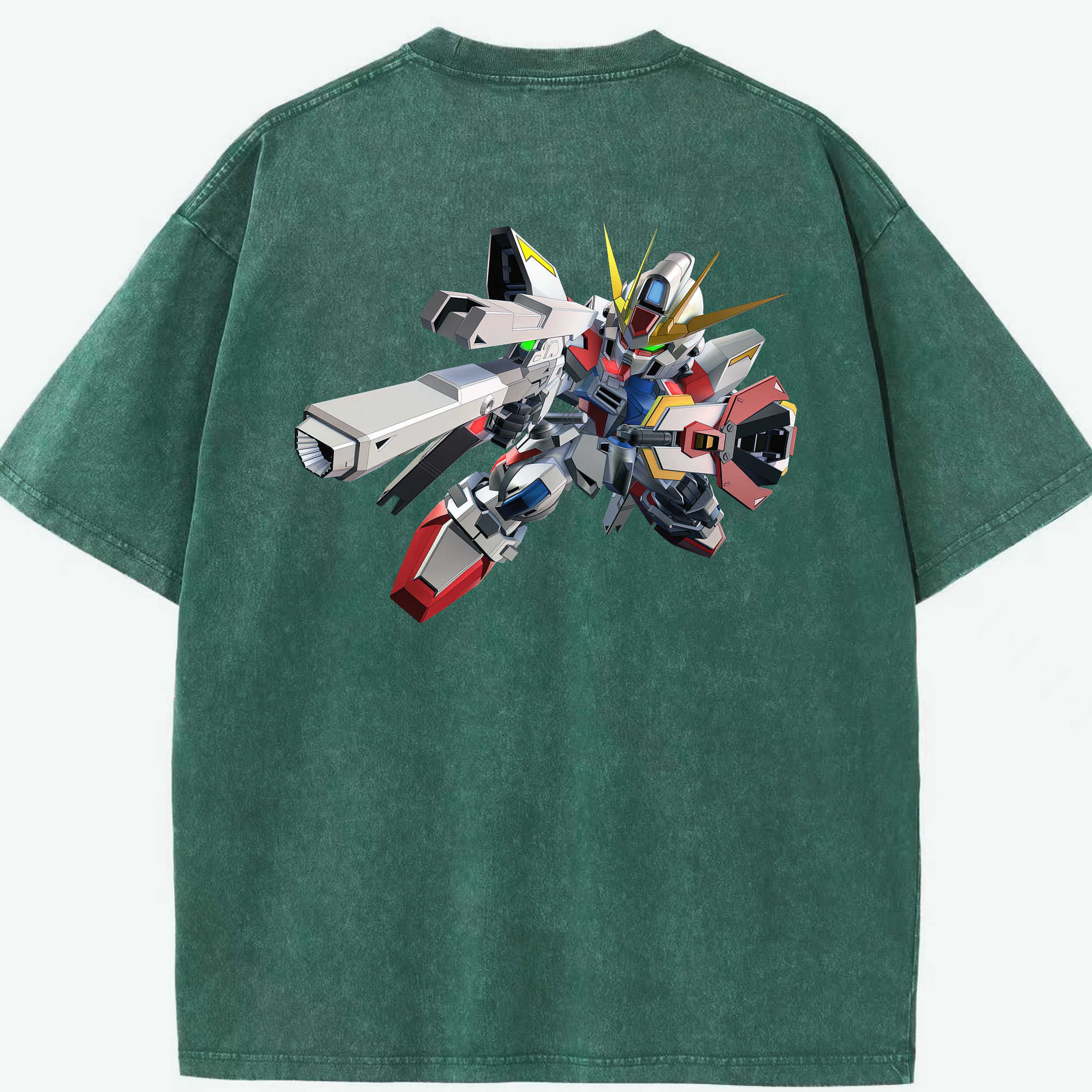 （画像用） 機動戦士ガンダム Mobile Suit Gundam 綿100% ヴィンテージ風 半袖Tシャツ（背面プリント）